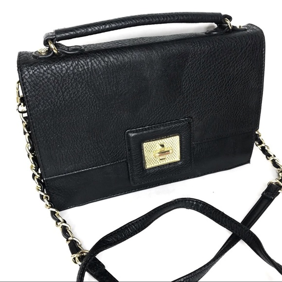 olivia + joy Black Adorno Convertible Crossbody Bag Purse‎ - Picture 1 of 16